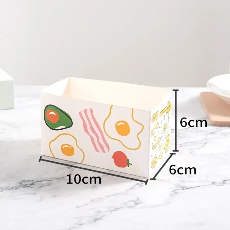 50pcs Foldable Sandwich & Toast Paper Boxes, Waterproof & Oil-Resistant Takeout Packaging for Burgers, Baked Goods, Snacks, Bakery, Party Catering, Meal Prep, Eco-Friendly Food Containers - 图片 6