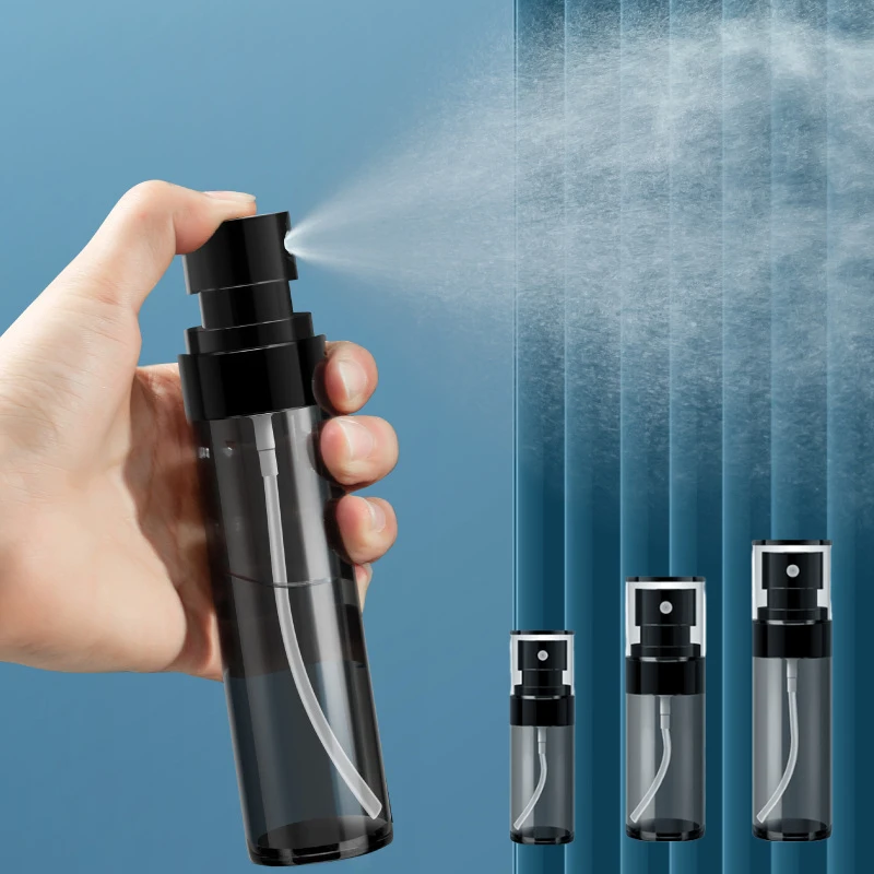 30/60/80/100/120ml Refillable Spray Bottle for Perfume, Face Mist, Cosmetic Toner, and Travel Essentials – Leak-Proof Portable PET Atomizer Bottle for Skincare, Makeup, Haircare, and Hydration Use