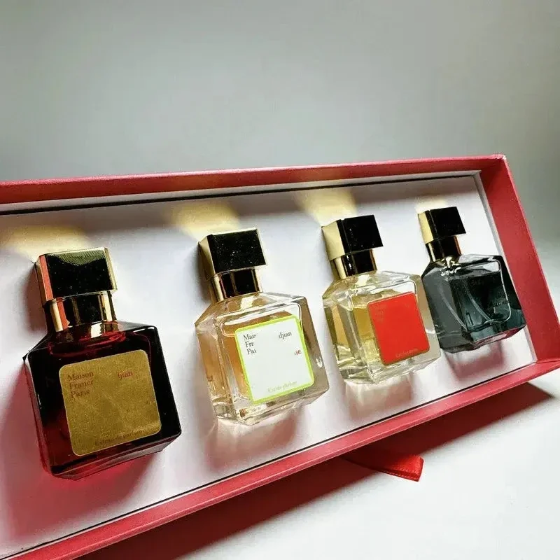 120ml Luxury Perfume Bottle and Gift Box Set – 4 × 30ml Empty Refillable Containers in Glass PET Acrylic or Metal with Alloy ABS or Wooden Caps, Premium Paperboard Kraft or Recycled Boxes, Matte Glossy or Embossed Finish - 图片 2