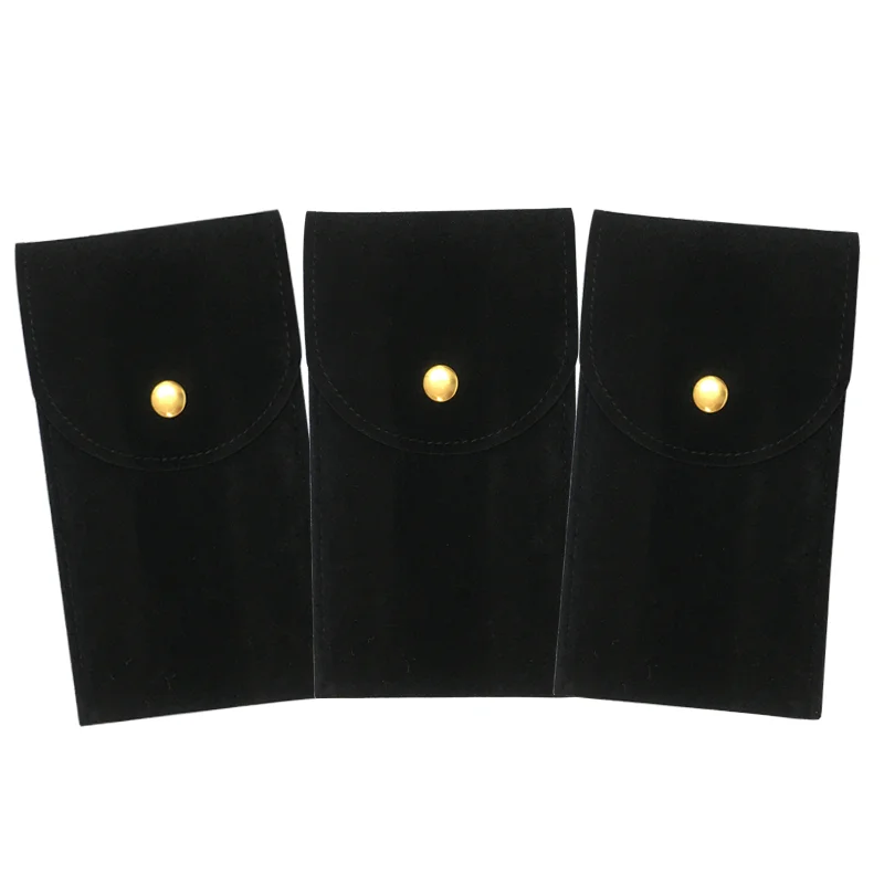 Travel Watch Organizer | Premium Embers Travel Watch Bag in Blue, Green, Gray, and Black Flannelette, Soft Velvet Lined Portable Storage Case for Wristwatches, Durable Dust-Proof Organizer, Compact Gift Pouch for Men, Business, Gym, and Travel - 图片 8