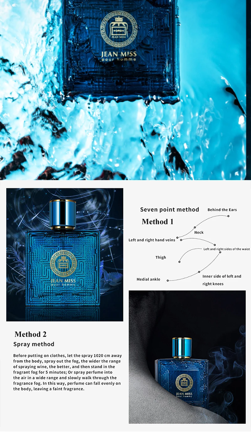 Elegant 50ml Glass Perfume Bottle with Premium Gift Packaging Box Set, Leak-Proof and Durable, Sleek Transparent Design Ideal for Daily Fragrance Storage, Stylish Vanity Display, Romantic Occasions, and Luxury Gift Presentation 7