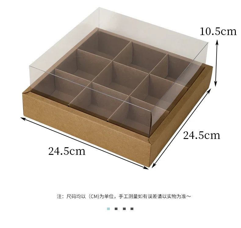 Why 87+ Bakeries Chose This: 10pcs Dessert Grid Boxes with 92% Transparency PET Lids – Foldable 6/9 Holes System Saves $2,400/Year in Freight Costs 4