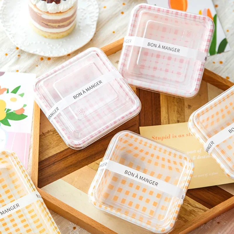 Disposable Lunch Boxes with Lids, Food-Grade Plastic Bento Containers for Vegetables, Fruit, Salad, Takeaway Meals, Cake, Sushi, and Portion-Controlled Meal Prep, 10/20pcs - 图片 2