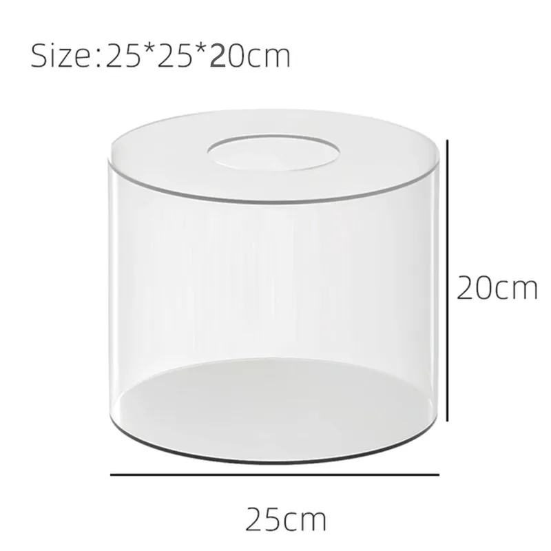 Acrylic Cake Display Board Round Cake Edge Smoother Tray, Clear DIY Refillable Cake Base Stand for Wedding, Birthday, Party, and Dessert Decoration Tools - 图片 17