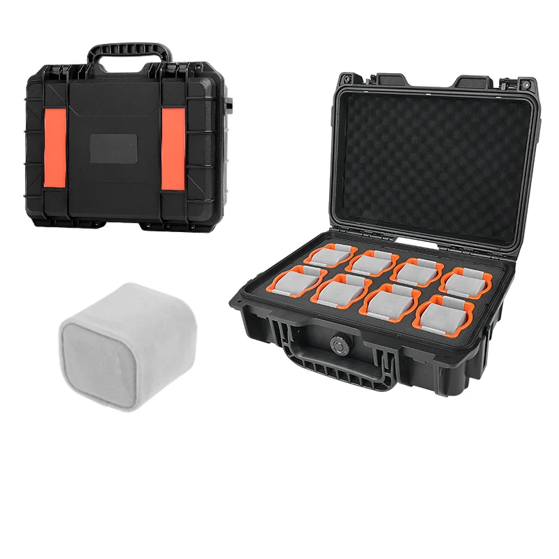 Waterproof Watch Storage Box for Men with Secure Anti-Drop Design, Portable Jewelry Display Case and Toolbox Organizer for Travel and Home, Protective Suitcase for Watches, Bracelets, Rings, and Accessories - 图片 13