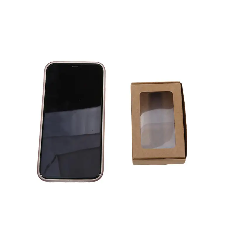 25Pcs Kraft Paper Boxes with Clear Window, Homemade Cookie and Candy Packaging Containers, Birthday Gift Boxes, DIY Dessert and Party Favor Packaging, Sturdy and Elegant 13