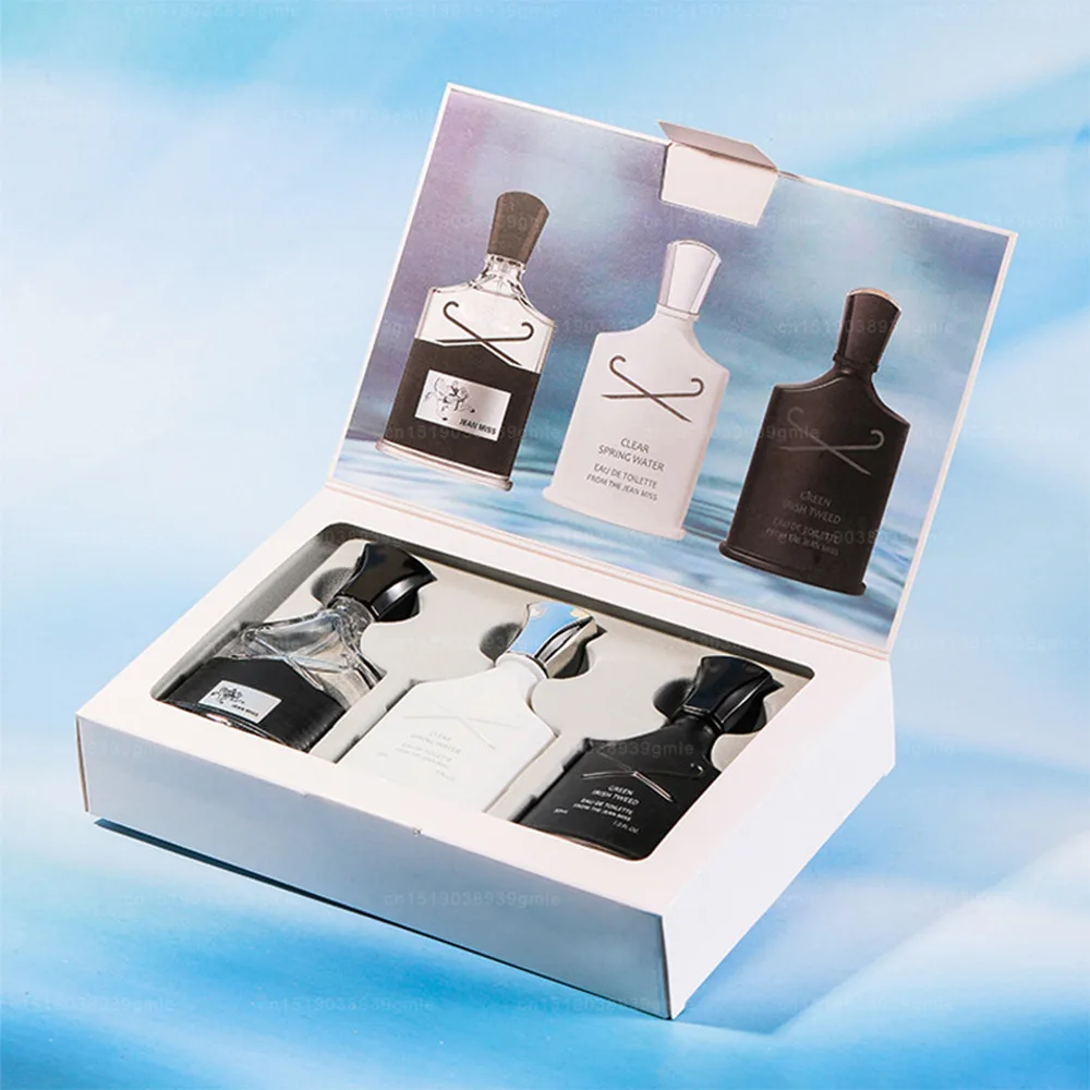 3PCS 90ML Men's Perfume Bottle Set with Fine Mist Spray and Luxury Gift Boxes, Multiple... - SKU PBS01457 - UGI Packaging
