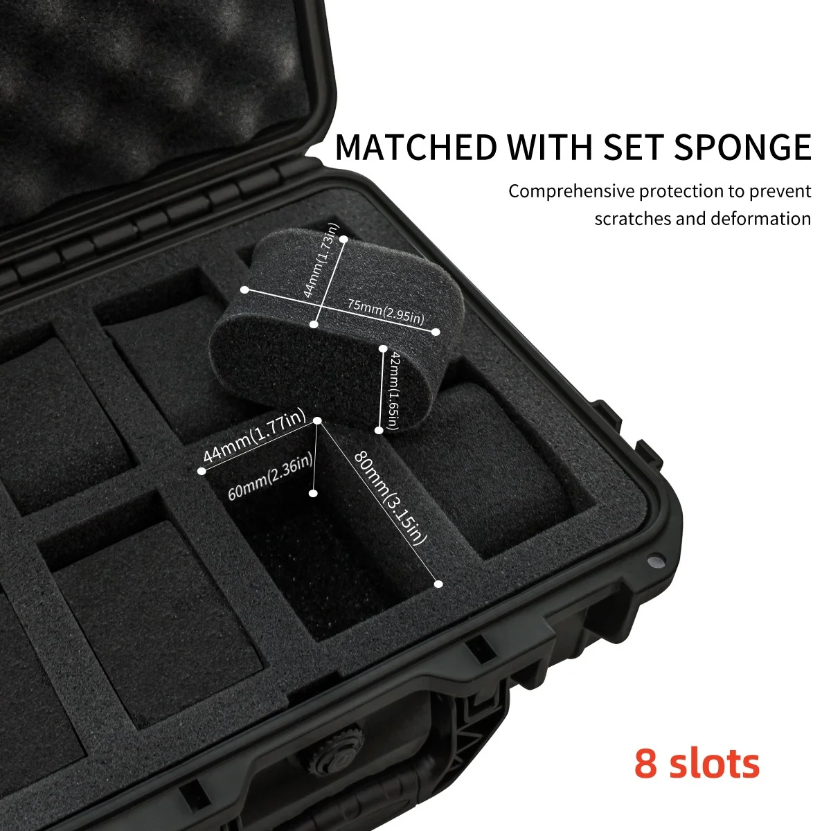 Premium 8/15 Slot Waterproof Watch Storage Box – Portable High-End Collection Case with Anti-Mildew, Moisture-Proof Sponge, Durable Protective Lid for Watches, Jewelry, and Accessories, Ideal for Travel and Home Display 3