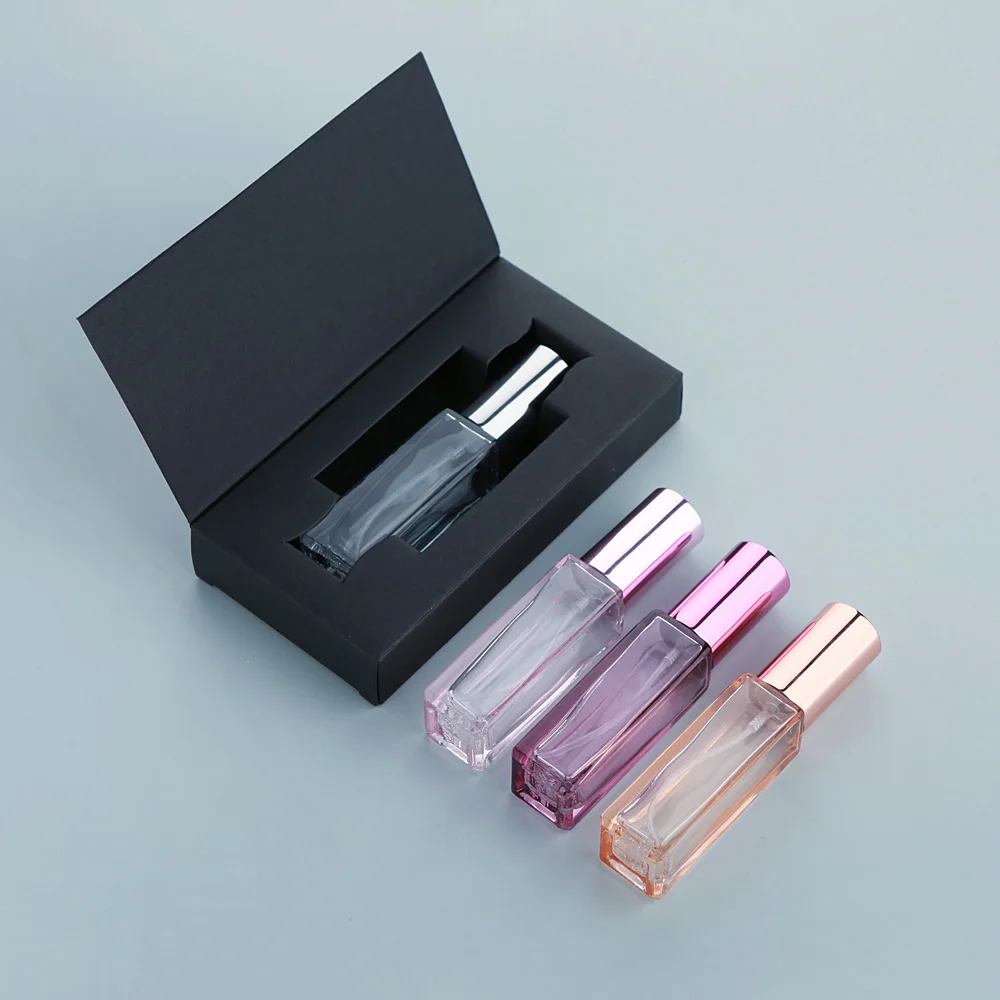 10ml Refillable Thick Glass Perfume Bottles with Colorful Finish and Custom Packaging Box, Durable Empty 香水瓶 Spray Container, Polychrome Glass Atomizer for Fragrance – 10/20/30/40PCS Set 4