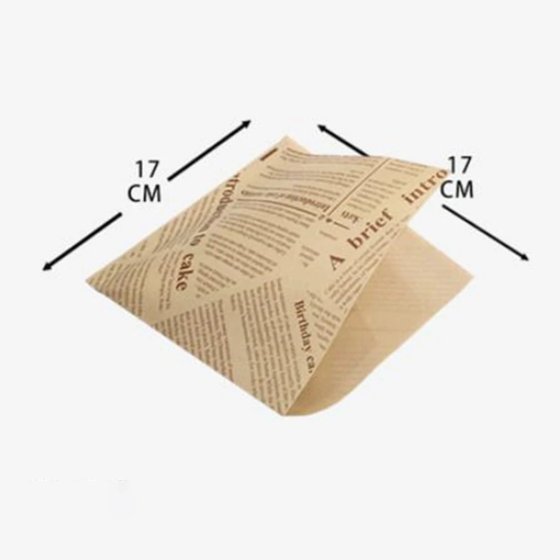 50pcs/100pcs Sandwich and Hamburger Paper Packaging Boxes, Oilproof Burger, Fries, Donut Disposable Paper Bags, Baking Accessories, Fast Food Takeout, Snack Holder, Party Catering, Eco-Friendly - 图片 9