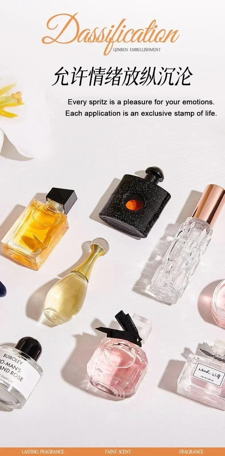 Luxury Unisex Perfume Bottle & Gift Box – Multi-Material Crystal, Glass, Ceramic, Acrylic, Wood & Metal Spray Container with Weighted Base and Plush-Lined Compact Packaging for Travel, Display, and Premium Gifting