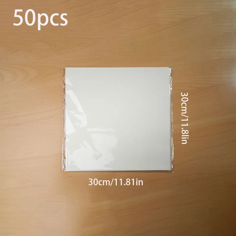 50/100pcs Non-Stick Silicone Baking Paper – Square & Rectangular Greaseproof Sheets for Barbecue, Steaming, Freezing, Cooking, Oven & Kitchen Camping Tools - 图片 7