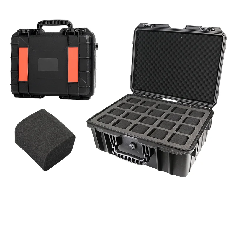 Waterproof Watch Storage Box for Men with Secure Anti-Drop Design, Portable Jewelry Display Case and Toolbox Organizer for Travel and Home, Protective Suitcase for Watches, Bracelets, Rings, and Accessories - 图片 3