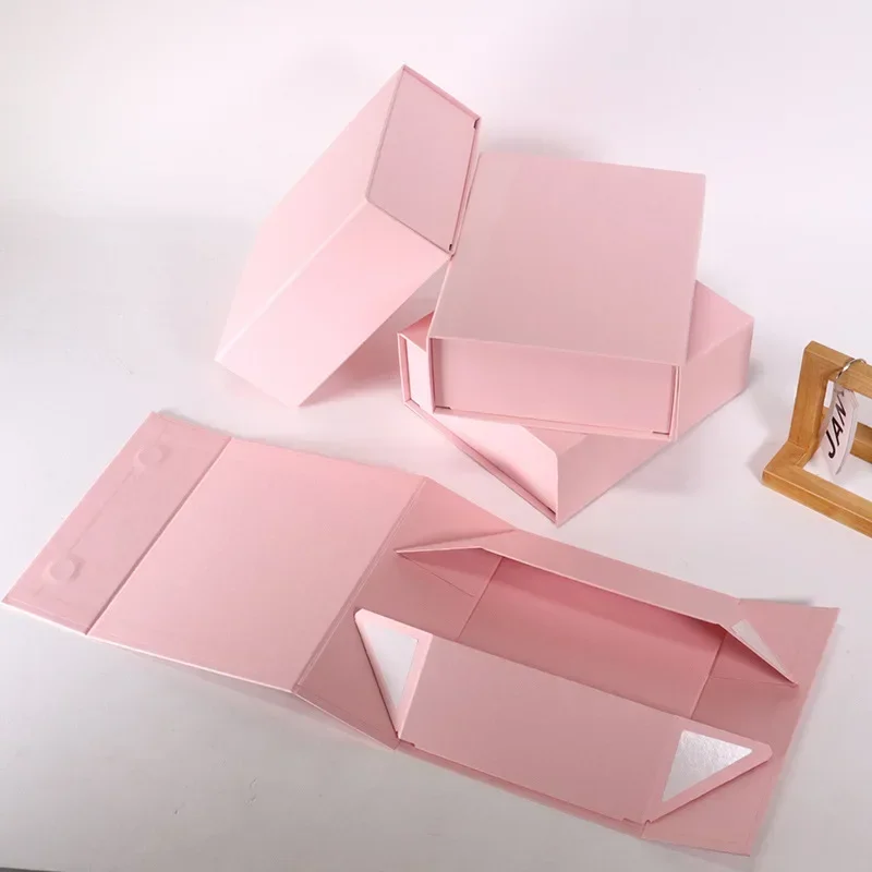 10PCS Luxury Magnetic Gift Boxes with Custom Logo, Foldable Cardboard Proposal Boxes for Bridesmaid or Birthday Gifts, Elegant Packaging Boxes for Jewelry, Wedding, Party, and Boutique Presentation - 图片 3