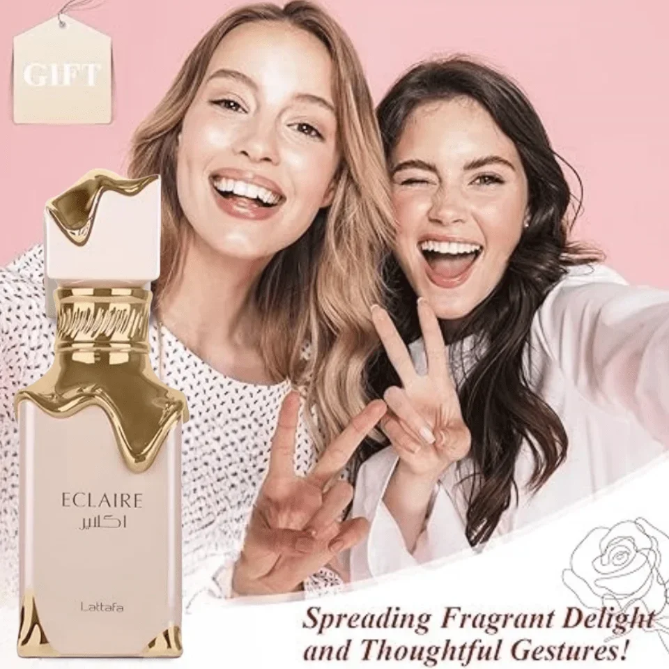 Lattafa Eclaire Unisex Empty Perfume Bottle with Gift Packaging – 100ml Refillable Glass Spray Container for Men & Women, Travel-Friendly Atomizer, Reusable Cosmetic and Fragrance Storage - 图片 5