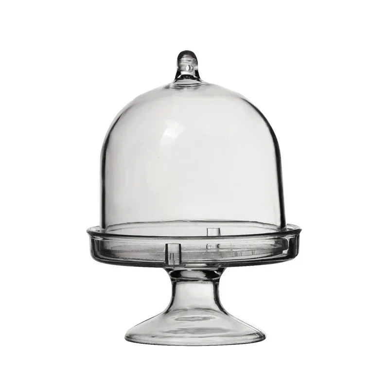 4/12pcs Clear Plastic Mini Candy and Cupcake Boxes with Lids, Elegant Wedding Gift Boxes, Party Dessert Display Trays, Macaron Holders, Birthday Favors, Table Decor for Special Events - 图片 11