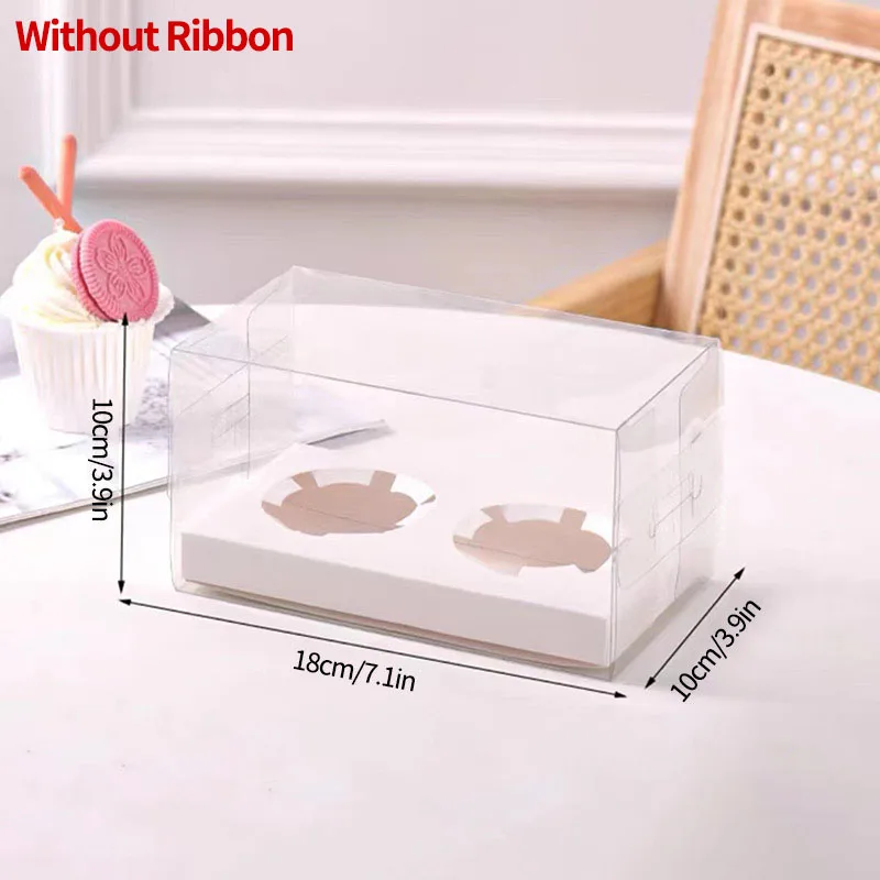 Transparent Cake Packing Box with Handle, High-Capacity Clear Cupcake and Dessert Gift Boxes for Birthday, Wedding, Baby Shower Party Packaging - 图片 9