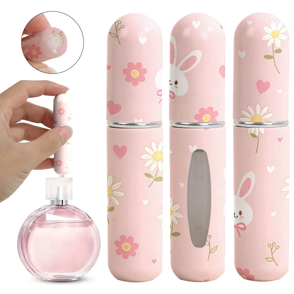 5ml Mini Refillable Perfume Spray Bottle Atomizer – Travel Size Rotating Spray Bottle for Essential Oils, Alcohol, and Cosmetics – Portable Empty Container for Purse, Pocket, or Travel Use 5ml Mini Refillable Perfume Spray Bottle Atomizer – Travel Size Rotating Spray Bottle for Essential Oils, Alcohol, and Cosmetics – Portable Empty Container for Purse, Pocket, or Travel Use
