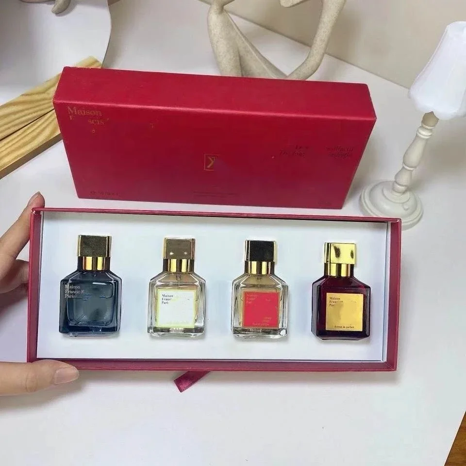 Luxury Men’s Empty Perfume Bottle Set – 4-Piece 100ml Glass Refillable Cologne Containers with Elegant Gift Box, Travel-Friendly Spray Atomizers, Reusable Bottles for Storage, Display, or DIY Fragrance - 图片 5