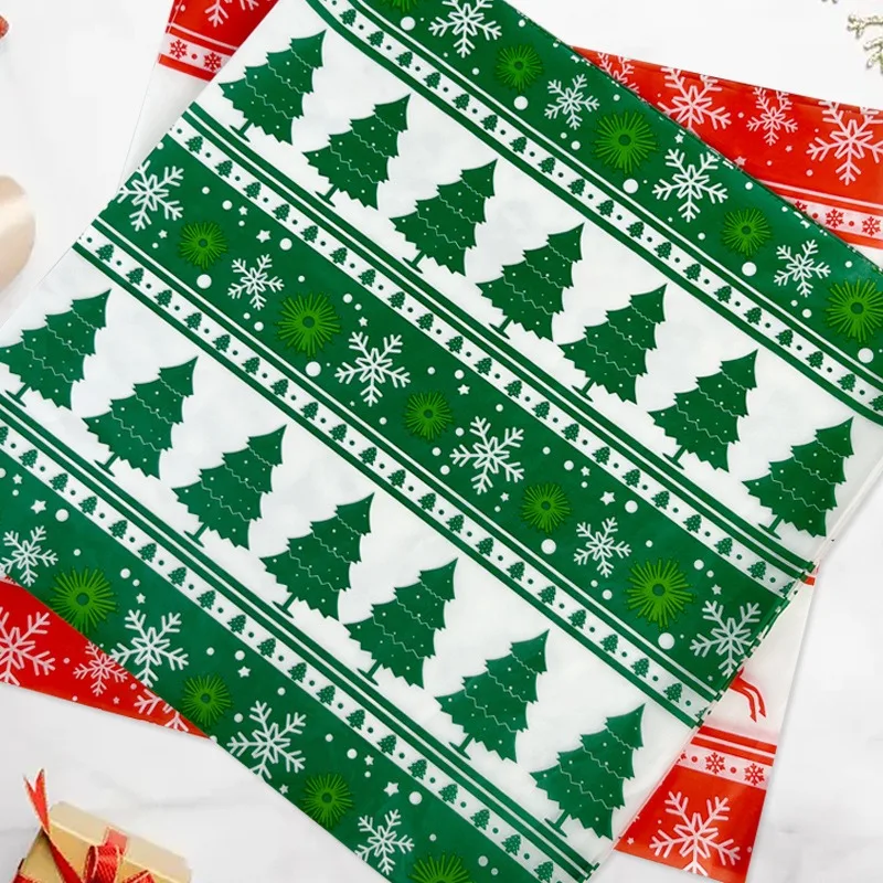 20pcs Christmas-Themed Greaseproof Deli Paper Sheets for Sandwiches, Burgers, Fries, and Snacks – Food-Grade Eco-Friendly Basket Liners for Holiday Parties, Baking, and Festive Food Presentation - 图片 2