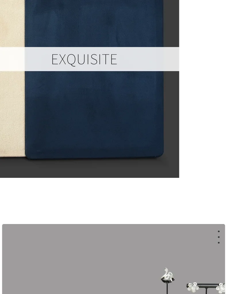 Cashmere Leather Jewelry Display Tray – Rounded Corner Organizer for Glasses, Watches, Rings & Accessories | Soft Flannel Jewelry Display Prop for Retail Showcase, Countertop or Photography Setup 6