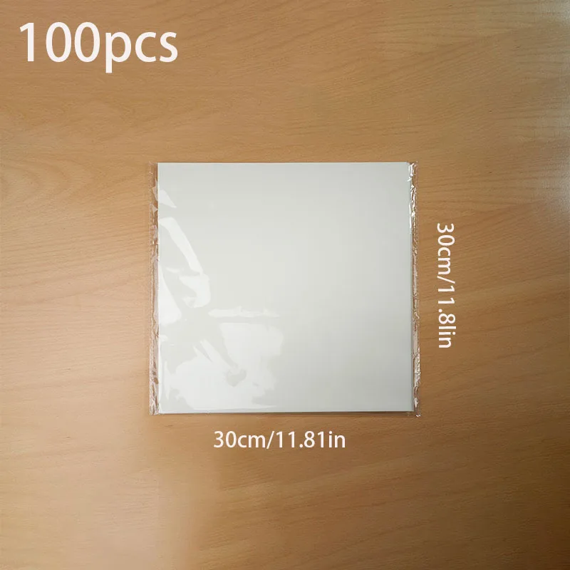 50/100pcs Non-Stick Silicone Baking Paper – Square & Rectangular Greaseproof Sheets for Barbecue, Steaming, Freezing, Cooking, Oven & Kitchen Camping Tools - 图片 9