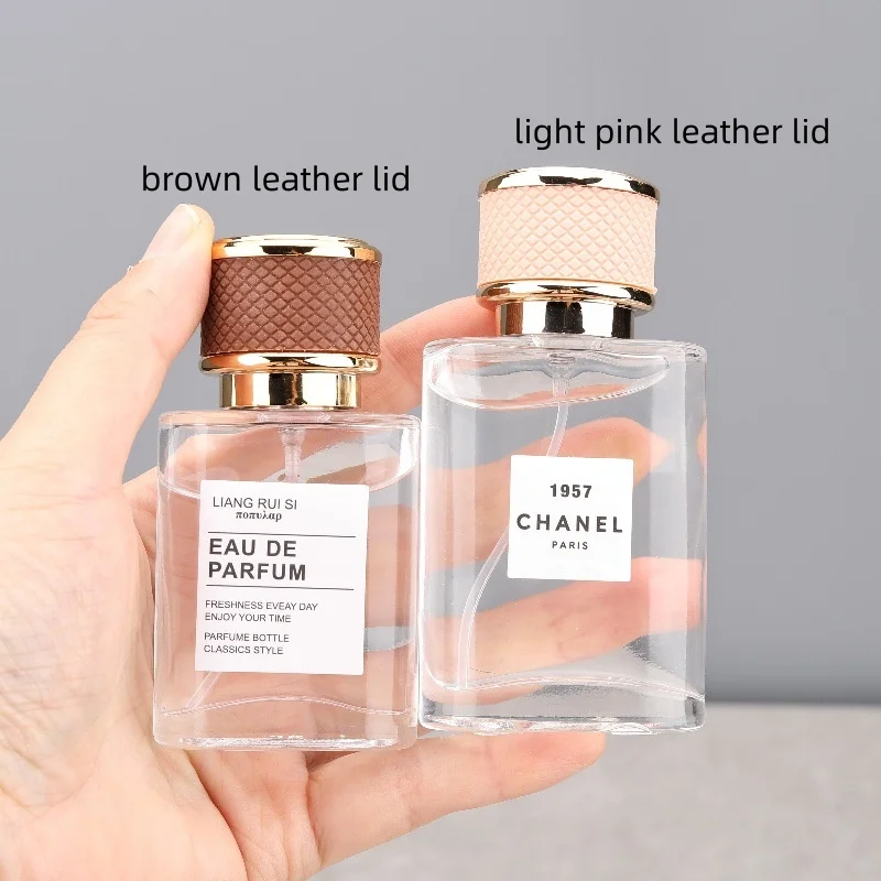10pcs 30ml/50ml Clear Glass Perfume Bottles with Screw Cap, Refillable Travel Spray Containers, Portable Fragrance Atomizers, Empty Cosmetic Sub-Bottles for DIY Perfume, Essential Oils, Sample Storage, No Labels Included - 图片 4