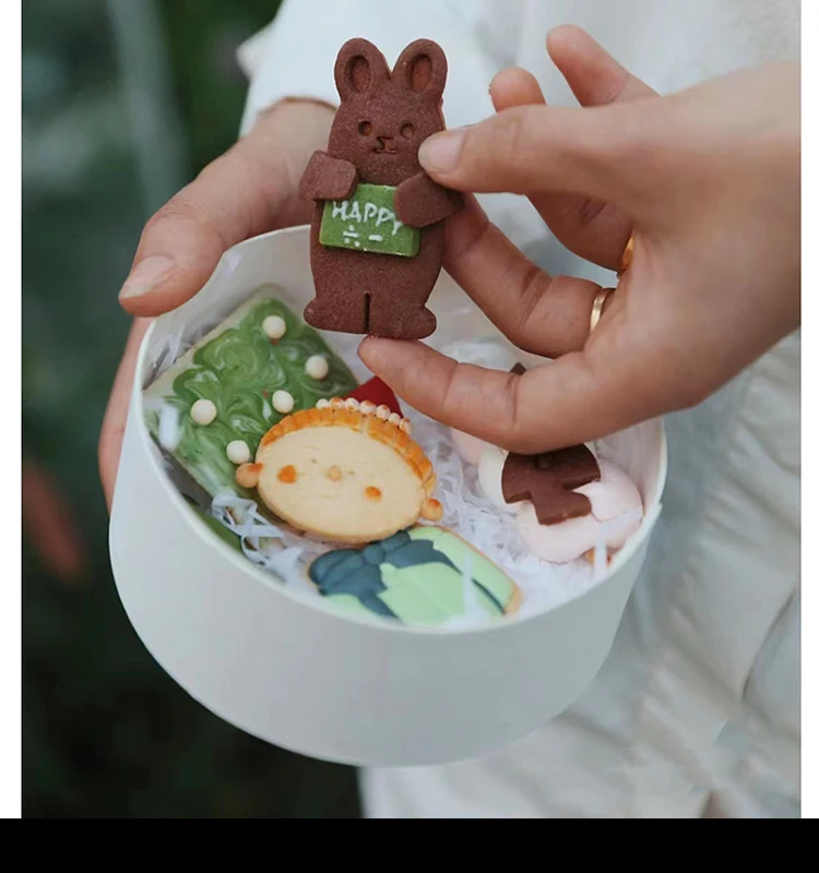 Mini Pastry Packaging Box for Cookies, Candies, Macarons – Food-Safe Kraft Paper Container for Home Baking, DIY Kitchen Use, Party Favors, Small Bakery Treats, Elegant Dessert Storage Solution 3