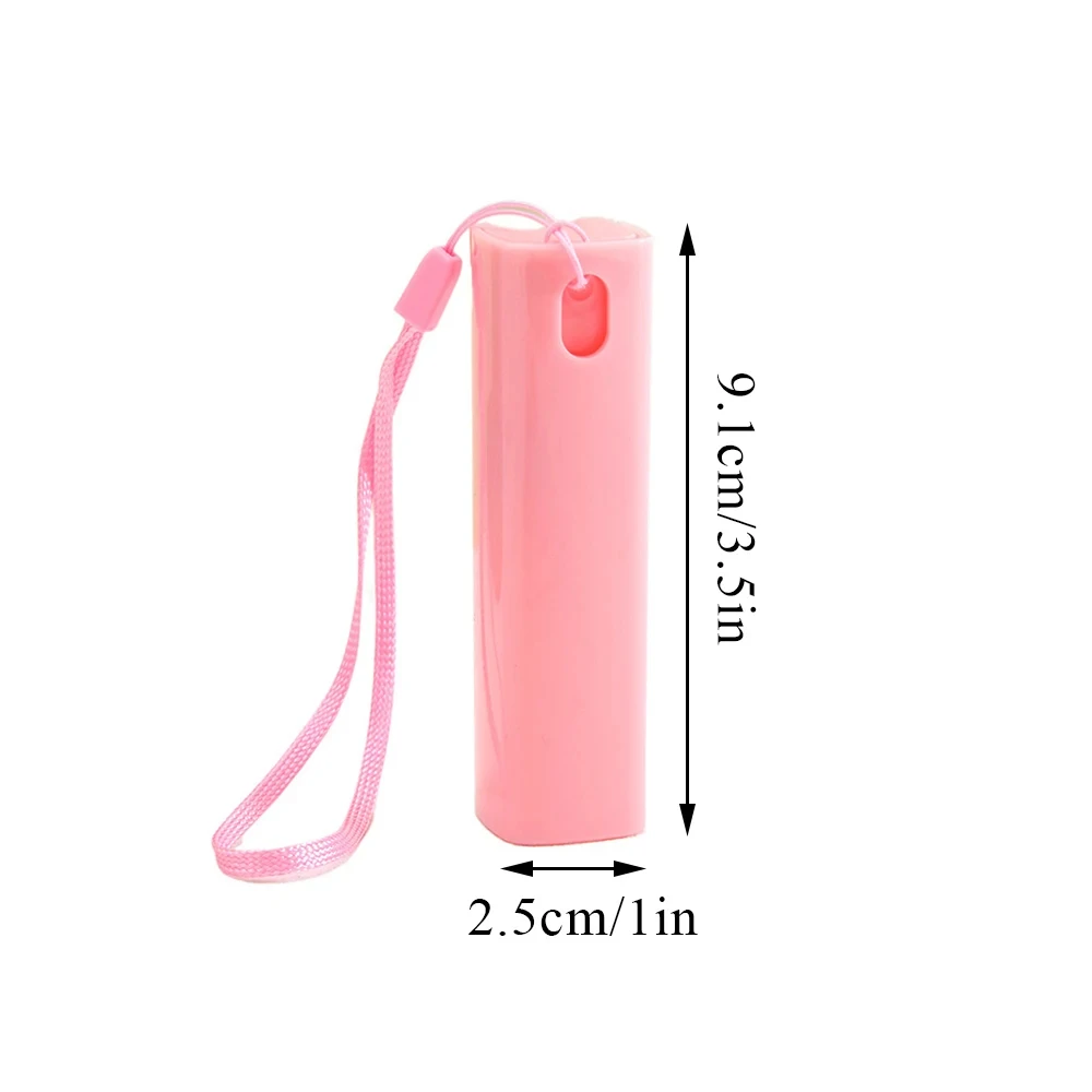 10ml Portable Fine Mist Spray Bottle Empty Refillable Mini Perfume Atomizer Alcohol Sanitizer Water Sprayer Container Leakproof Travel Size Plastic Glass Reusable Dispenser for Liquid Storage - 图片 6