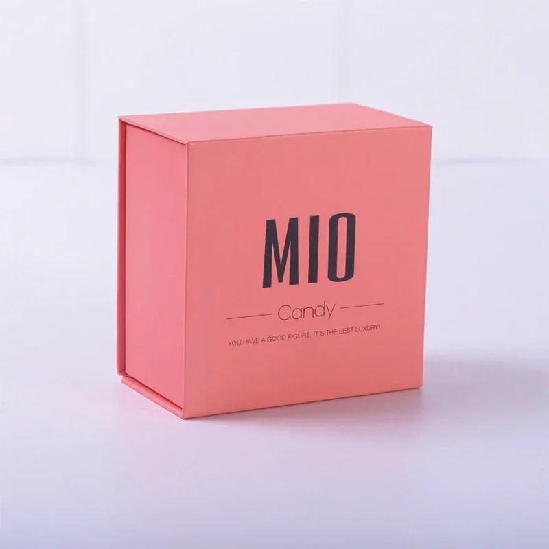 200PCS Custom Design Magnetic Gift Boxes, Luxury Cardboard Paper Packaging Boxes with Printed Logo, Foldable Rigid Boxes for Retail, Jewelry, Clothing, or Boutique Gift Presentation - 图片 3