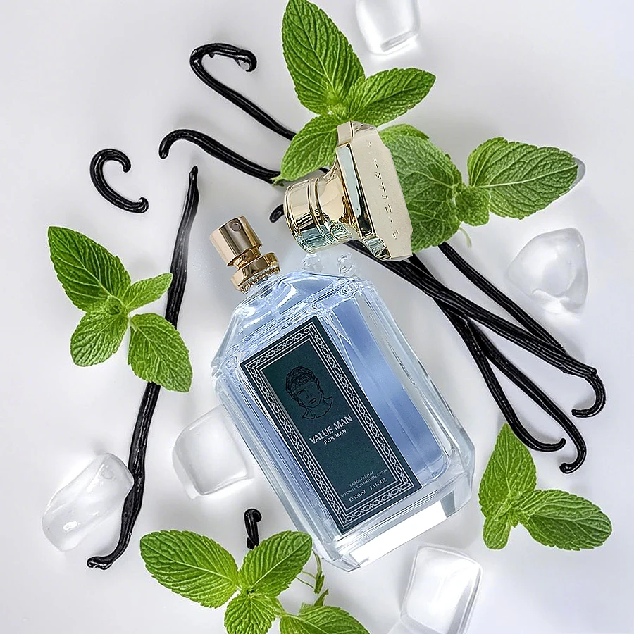 100ml Men's Perfume Glass Bottle with Luxury Gift Box, Refillable Spray Atomizer Inspired by Ero Fougere Fragrance, Travel Portable Sub-Bottle Container for DIY Fragrance or Essential Oils 4