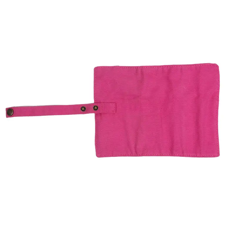 Premium Canvas Watch Band Roll Organizer with 5 Individual Slots, Portable Travel Storage Case for Smart Watches and Straps, Durable Anti-Slip Wristwatch Bag for Secure On-the-Go Protection 40