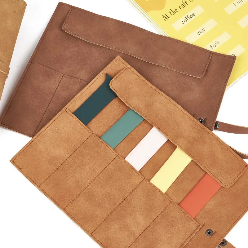 Travel Watch Organizer | 5-Slot Full Grain Leather Watch Band Roll Organizer, Handmade Portable Travel Case with Zipper Closure, Elegant Storage Box for Wristwatch Straps, Jewelry and Accessories, Easy Carry for Watch Lovers 2