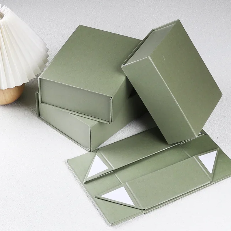 10PCS Luxury Magnetic Gift Boxes with Custom Logo, Foldable Cardboard Proposal Boxes for Bridesmaid or Birthday Gifts, Elegant Packaging Boxes for Jewelry, Wedding, Party, and Boutique Presentation - 图片 12
