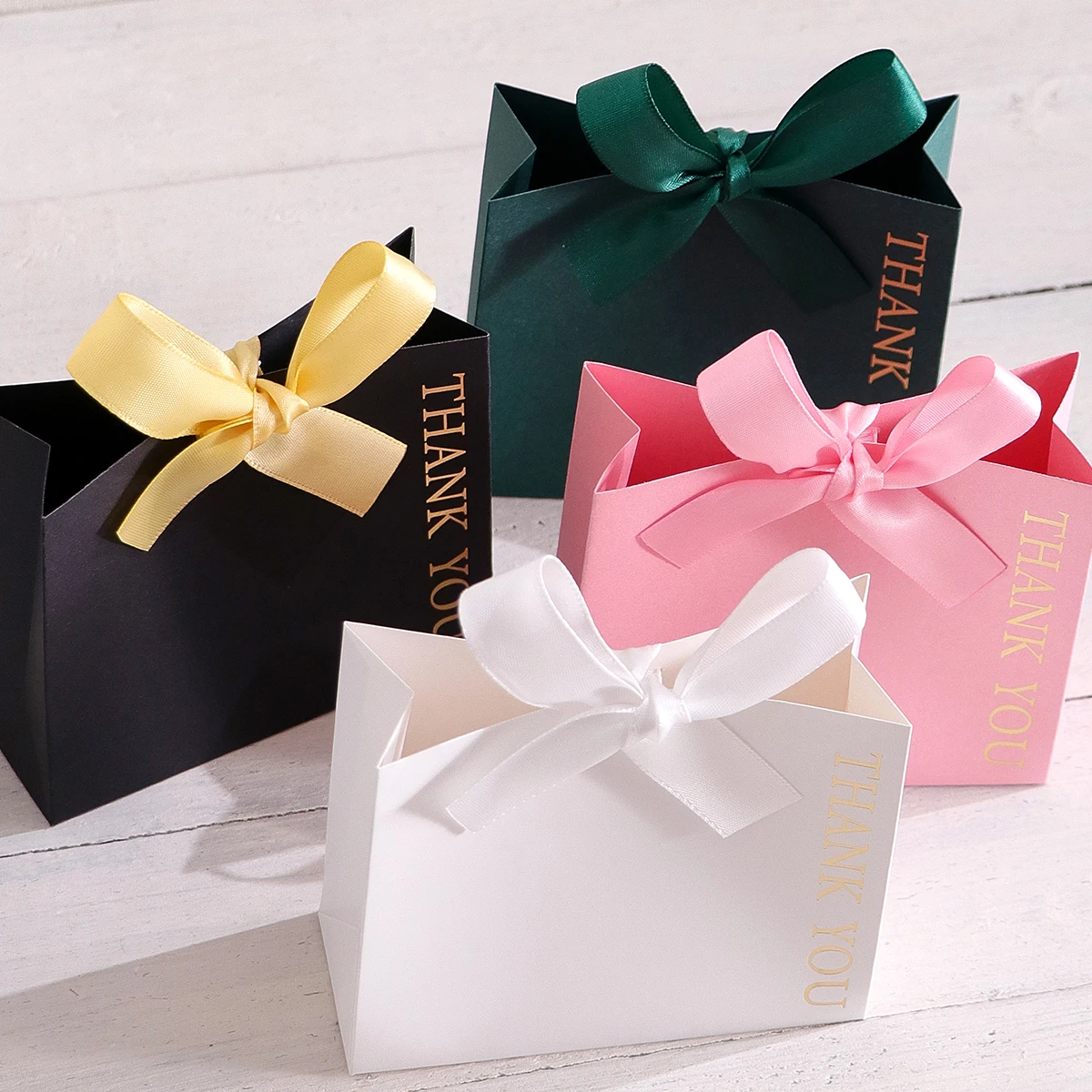 5-Pack Mini Luxury Gift Boxes, Elegant Paper Packaging for Candies, Chocolates, Small Gifts or Party Favors, Perfect for Weddings, Birthdays, Anniversaries, Special Celebrations, Factory Direct Supply - 图片 4
