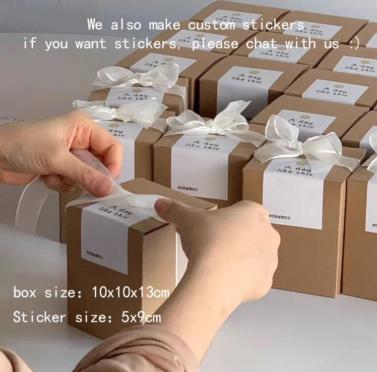 Kraft Paper Gift Boxes for Candles, Lipstick, Perfume, Cosmetics, Cake, Candy, DIY Biscuits, and Party Favors, Eco-Friendly Packaging for Weddings, Birthdays, and Events, Reusable Paper Containers, Factory Direct Supply - 图片 2