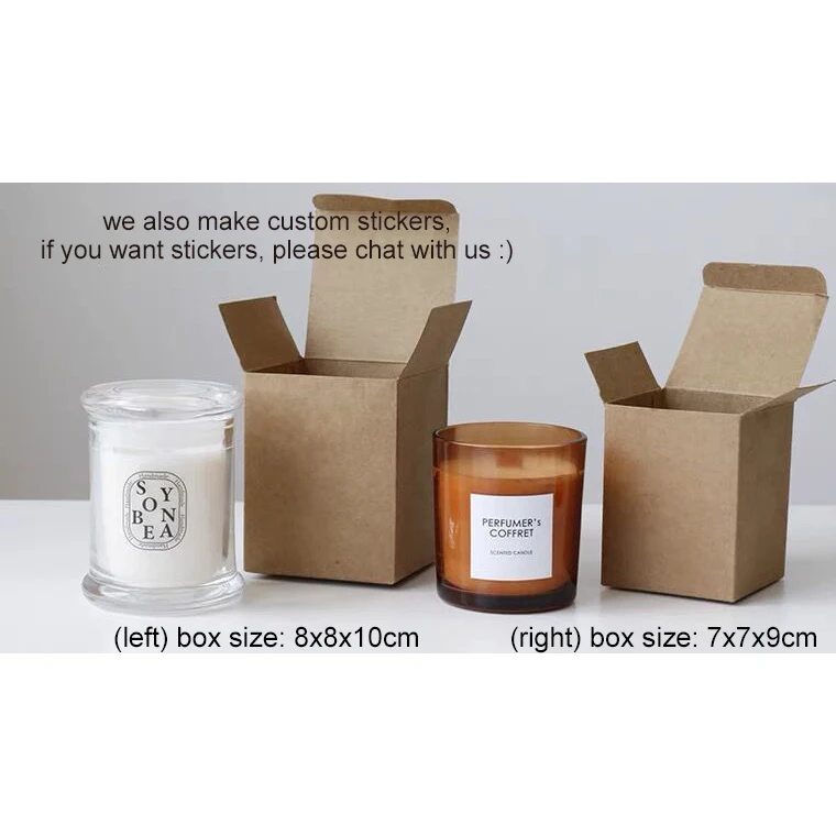 Kraft Paper Gift Boxes for Candles, Lipstick, Perfume, Cosmetics, Cake, Candy, DIY Biscuits, and Party Favors, Eco-Friendly Packaging for Weddings, Birthdays, and Events, Reusable Paper Containers, Factory Direct Supply - 图片 5