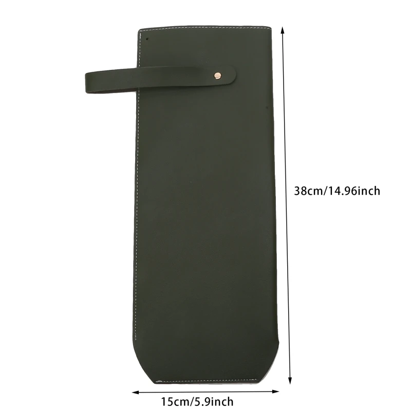 Wine Packaging Bag Faux Leather Wine Tote Carrier – Stylish Champagne & Wine Bottle Protective Handbag with Handle, Durable PU Gift Bag for Party, Birthday, Wedding, Event Display, Travel-Friendly - 图片 6