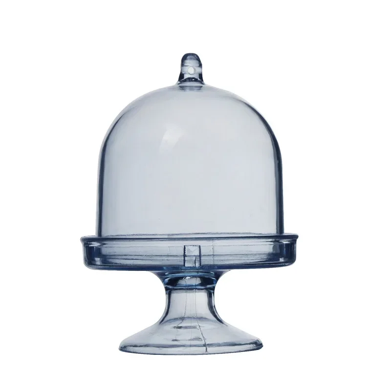 4/12pcs Clear Plastic Mini Candy and Cupcake Boxes with Lids, Elegant Wedding Gift Boxes, Party Dessert Display Trays, Macaron Holders, Birthday Favors, Table Decor for Special Events - 图片 9