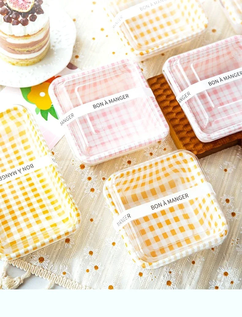 Disposable Lunch Boxes with Lids, Food-Grade Plastic Bento Containers for Vegetables, Fruit, Salad, Takeaway Meals, Cake, Sushi, and Portion-Controlled Meal Prep, 10/20pcs