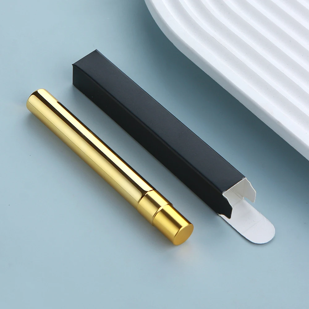 50pcs/Lot Electroplated Glass Perfume Bottles with Square Package Box, Refillable Atomizer Spray Parfum, Custom LOGO Printing Available with Frosted, UV Plating, Hot Stamping, Labeling for Cosmetic and Travel Use 7