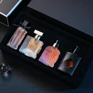 Luxury Empty Perfume Bottle and Rigid Gift Box Set – 105ml Thick Glass Refillable Container with Four-Piece Paperboard Case, Soft Velvet Interior and Decorative Alloy Cap, Wholesale Packaging for Fragrance Brands