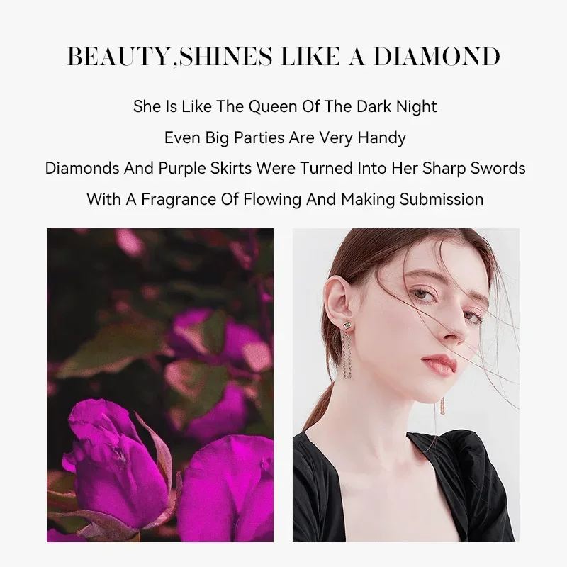 Mysterious Breath Women's Perfume Bottle 100ML with Fine Mist Spray and Luxury Gift Box, Multiple Materials Including Glass, Acrylic, PET or Metal, Long-Lasting Light Fresh Fragrance, Classic Eau De Parfum, Factory Direct Orders - 图片 5