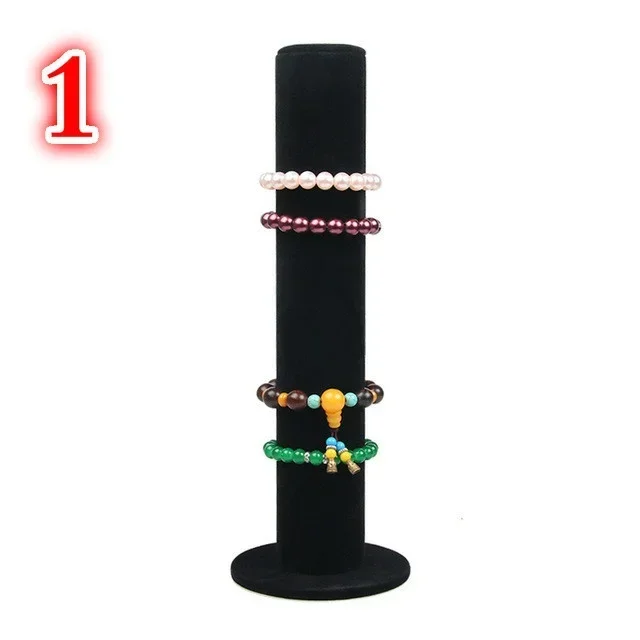 Jewelry Display Bracelets Hand Organizer Velvet Display Rack | Hairband Display Stand | Wooden Jewellery Holder Box Organizer for Retail Shop Countertop Packaging