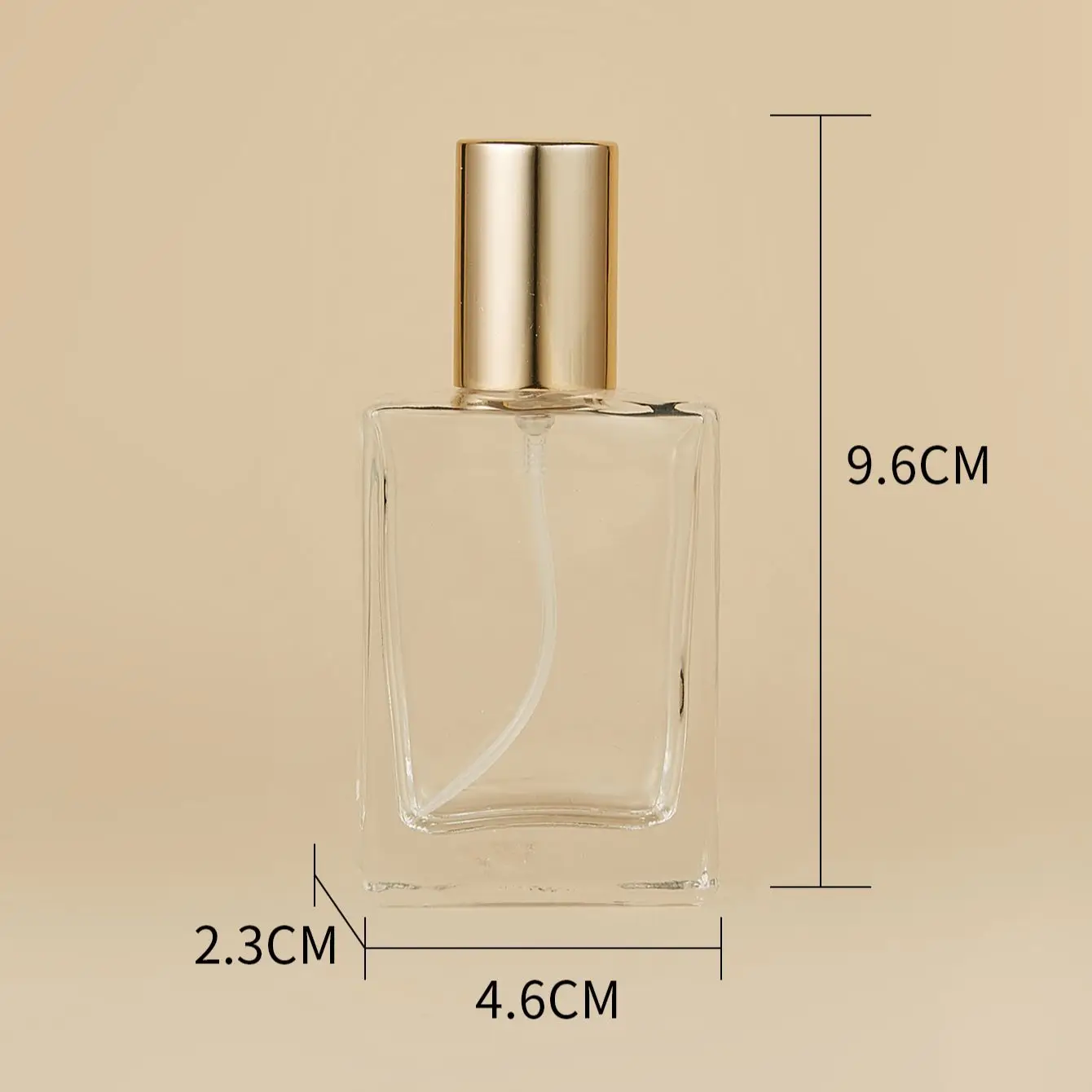 30ml Square Glass Spray Perfume Bottle – Refillable Cosmetic Dispenser with Screw Cap, Empty Atomizer for Perfume, Toner, Essential Oils, DIY Beauty Blends, and Travel Packaging - 图片 2