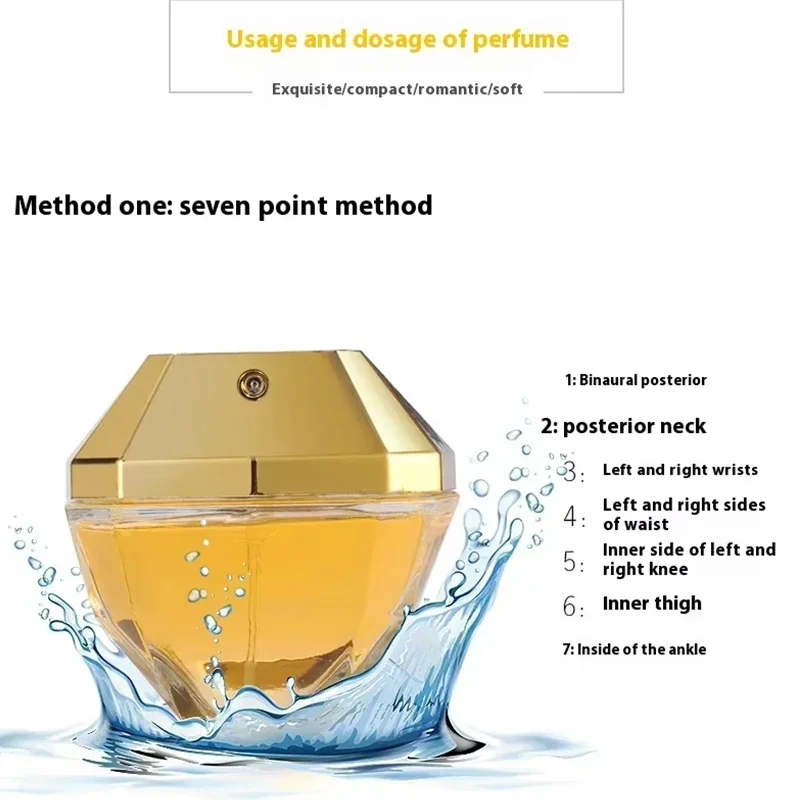 Luxury Glass Perfume Bottle with Premium Gift Box – Elegant Empty Container for Eau de Parfum or Cologne, Refillable Design with Crystal Cap, Ideal for Personal Use, Travel or Gift Packaging, Decorative and Durable - 图片 3