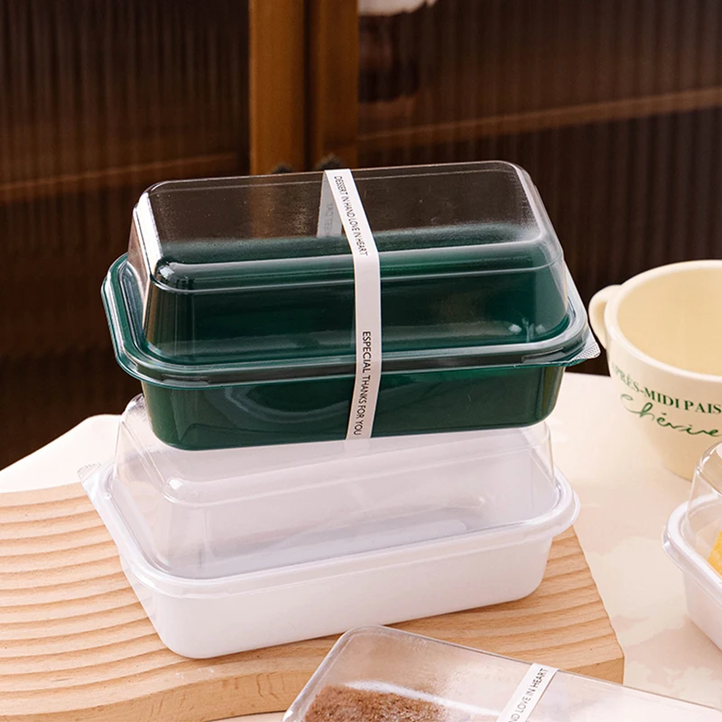 50pcs Clear Lid Roll Cake Boxes for Hot Dogs, Sandwiches, Desserts, Candy, Chocolate, Mousse – Plastic Takeout Containers for Parties, Weddings, Christmas, and Home Use - 图片 3