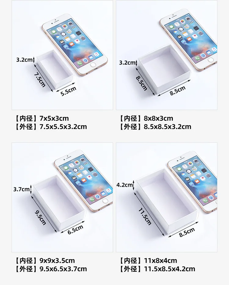 5PC Transparent Slide Drawer Box for Mini Crafts, Jewelry, Watches, Perfume or Small Gifts, Reusable Display Organizer, Party Favors, Wedding Gift Containers, Bulk Packaging for Business or Personal Use