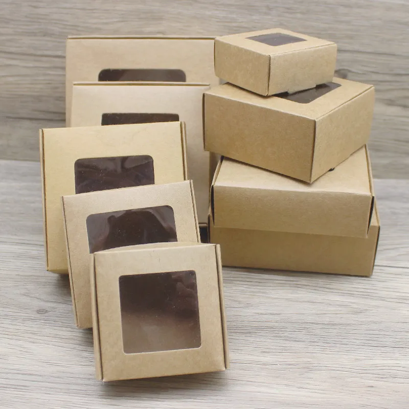 10pcs Multi-Size Square Paper Boxes in White, Kraft, and White Marble, Candy and Gift Packaging Boxes for Party, Wedding, Birthday, Christmas Favors 10pcs Multi-Size Square Paper Boxes in White, Kraft, and White Marble, Candy and Gift Packaging Boxes for Party, Wedding, Birthday, Christmas Favors