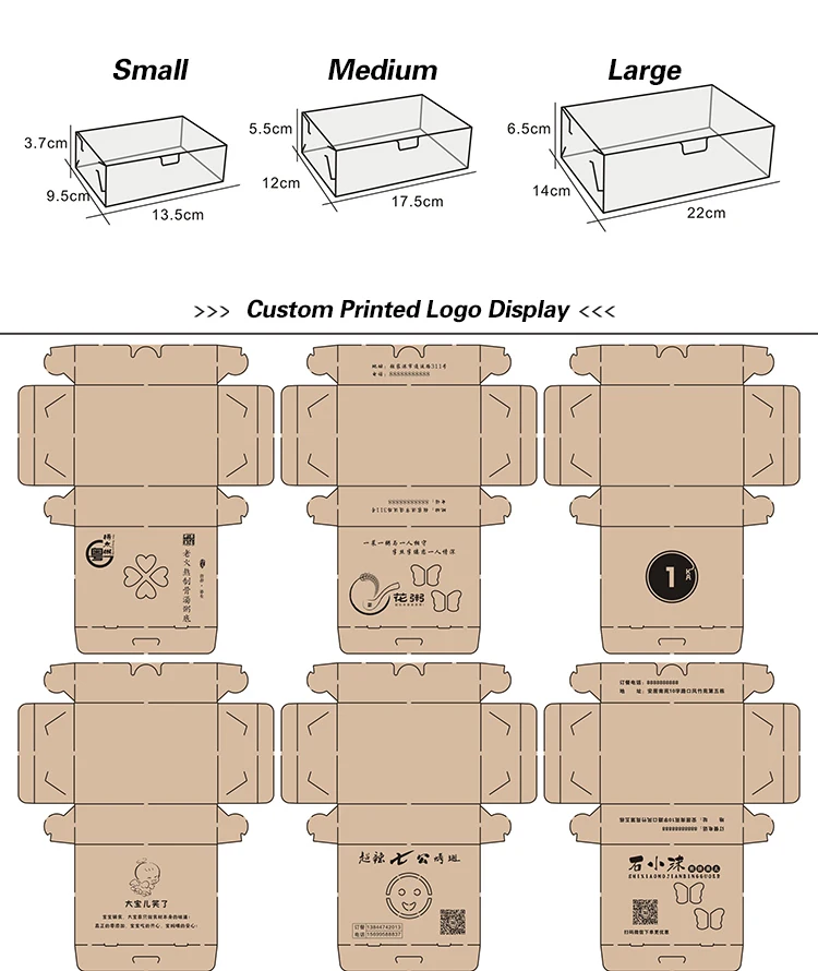 50Pcs Kraft Paper Lunch Boxes Disposable Meal Prep Containers with Tab Lock, Eco-Friendly Takeout Food Packaging Boxes for Salad, Snacks, Restaurant, Catering, Home Kitchen, Party and Delivery 5